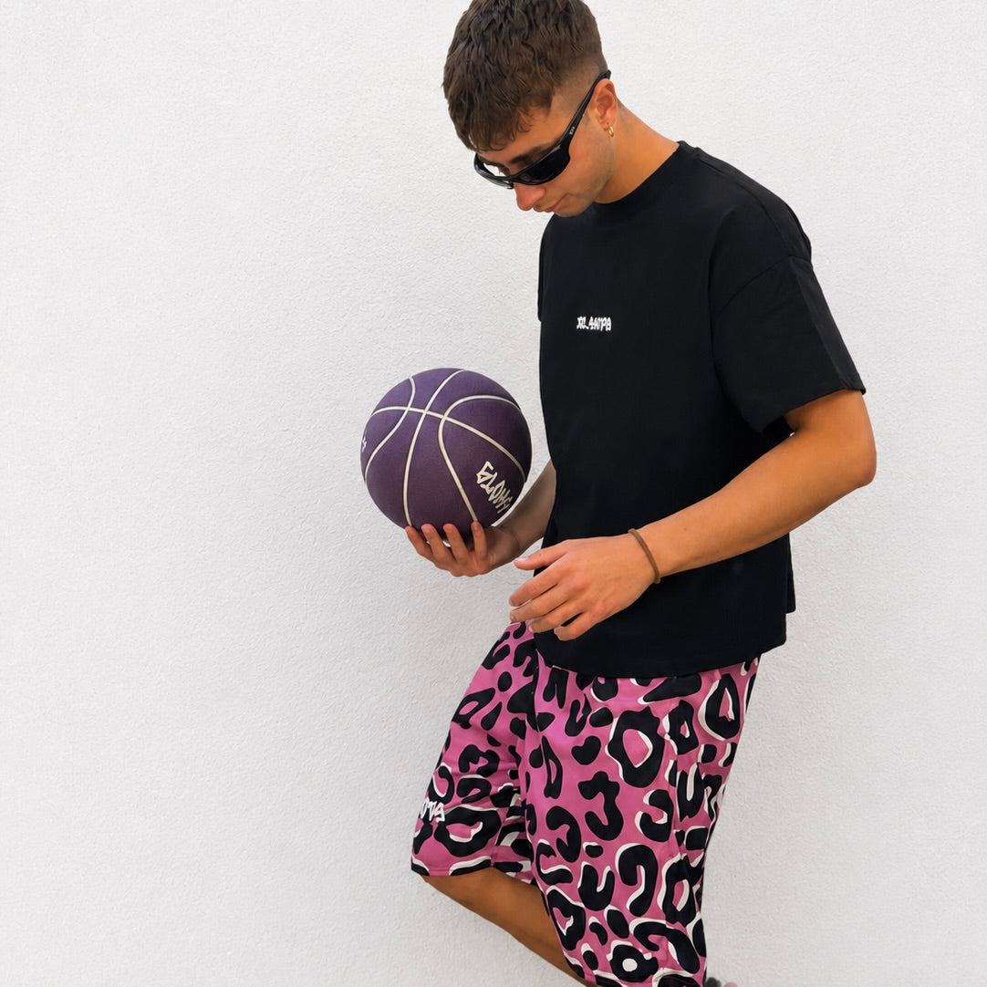 PINK JAGUAR SHORTS