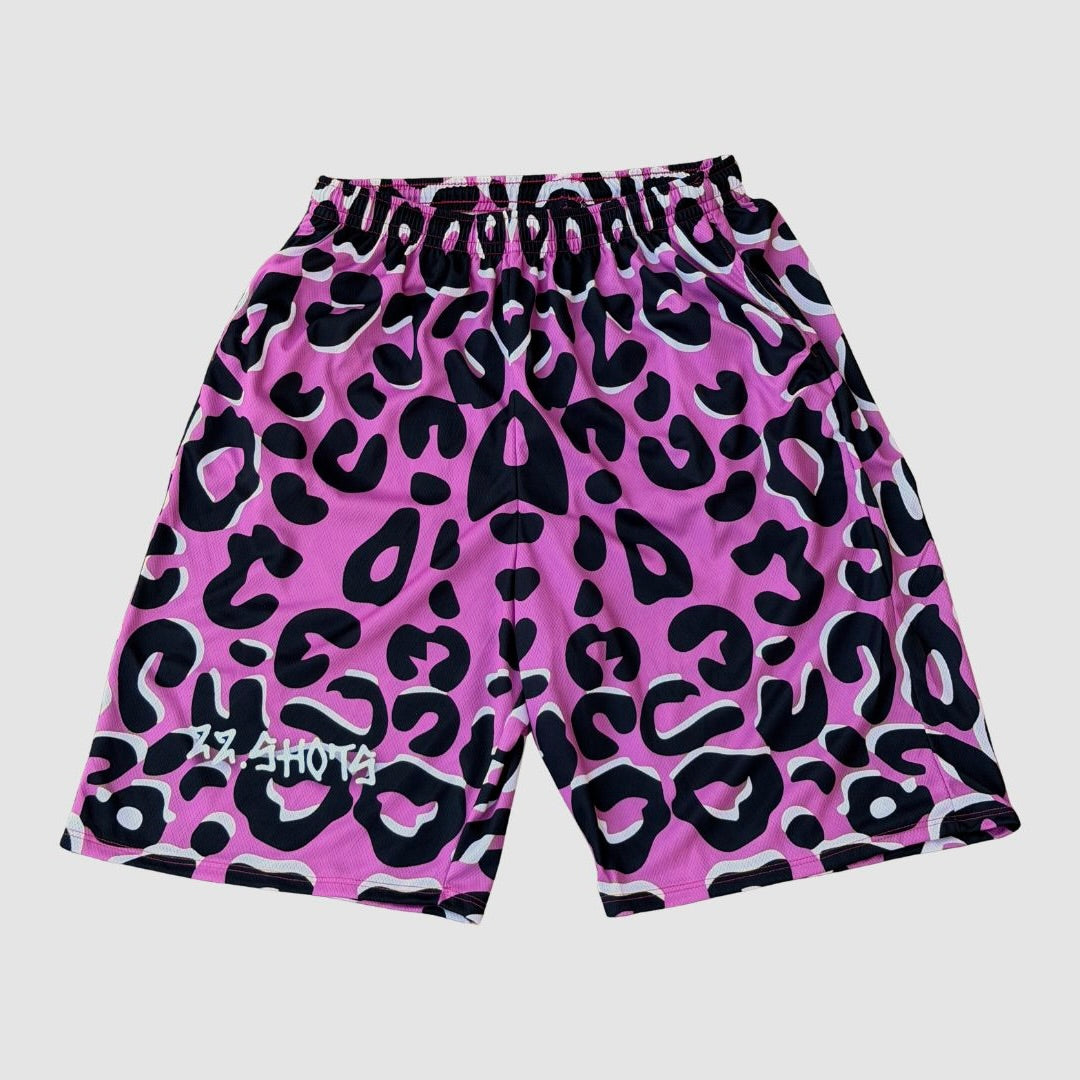 PINK JAGUAR SHORTS