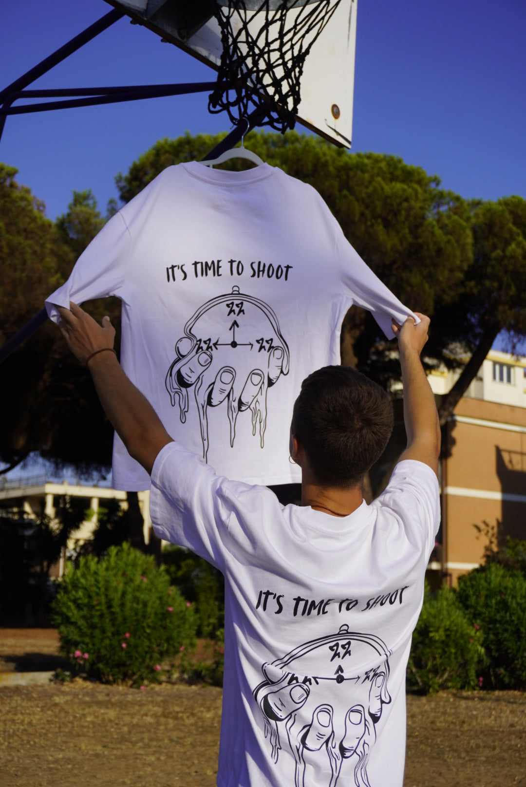 TEE “It’s time to shoot” White