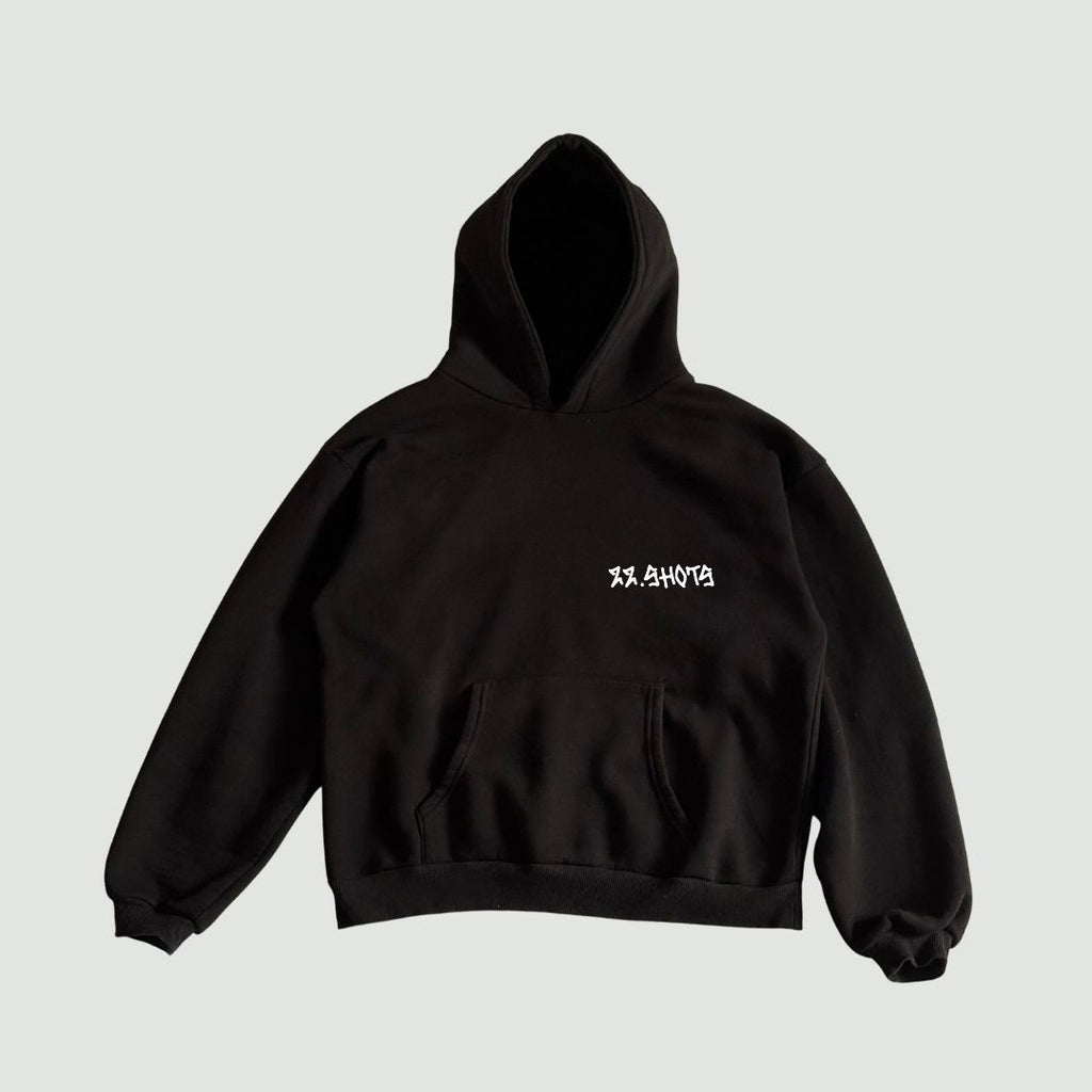 22.Shots Black Hoodie