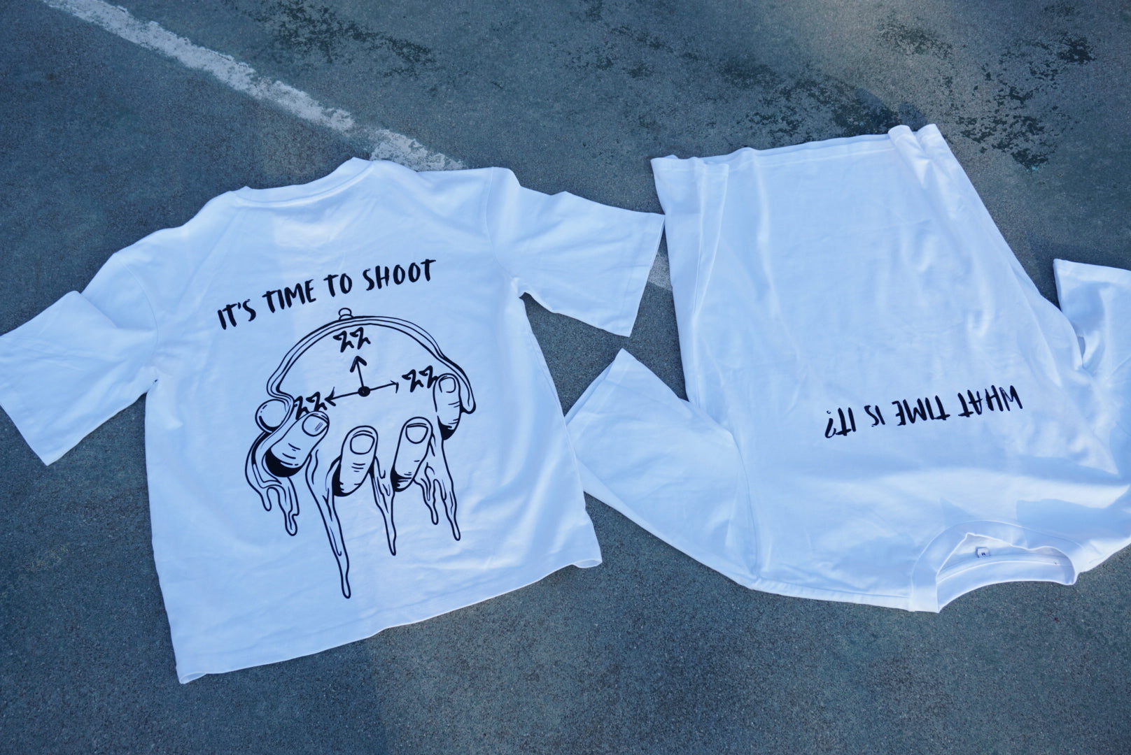 TEE “It’s time to shoot” White