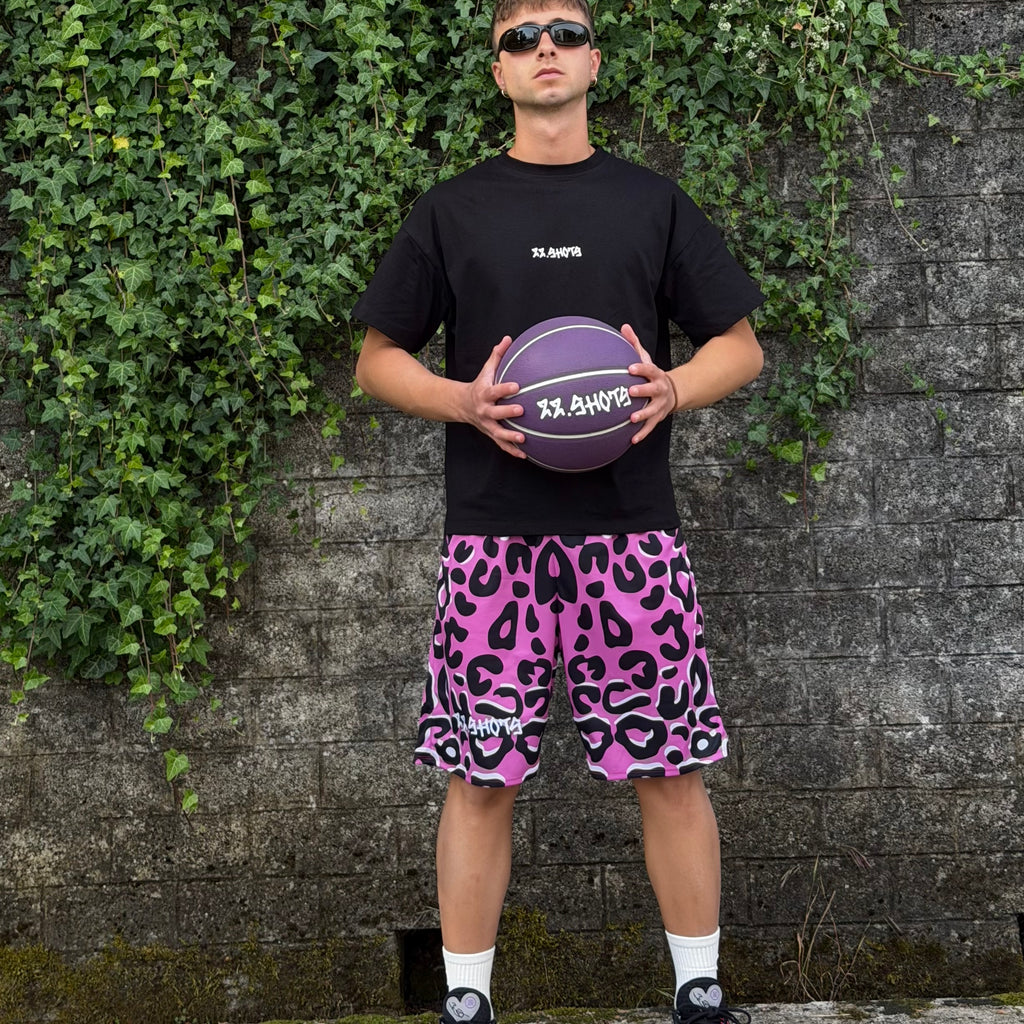 Bundle Clutch Mode On Tee + Pink Jaguar Shorts