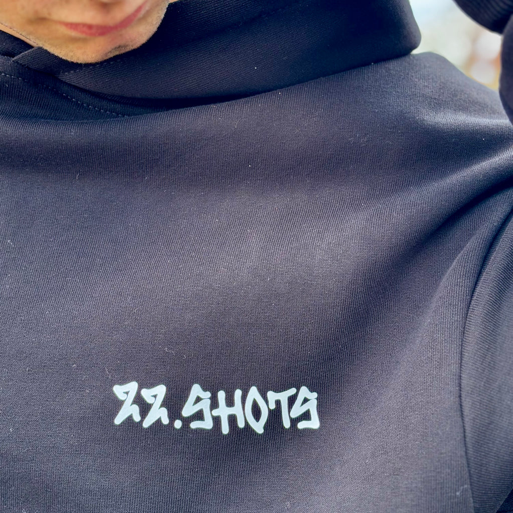 22.Shots Black Hoodie